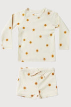 Long Sleeve Printed Swimwear Set