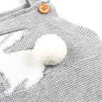 Puffy Rabbit knitted Bodysuit Romper