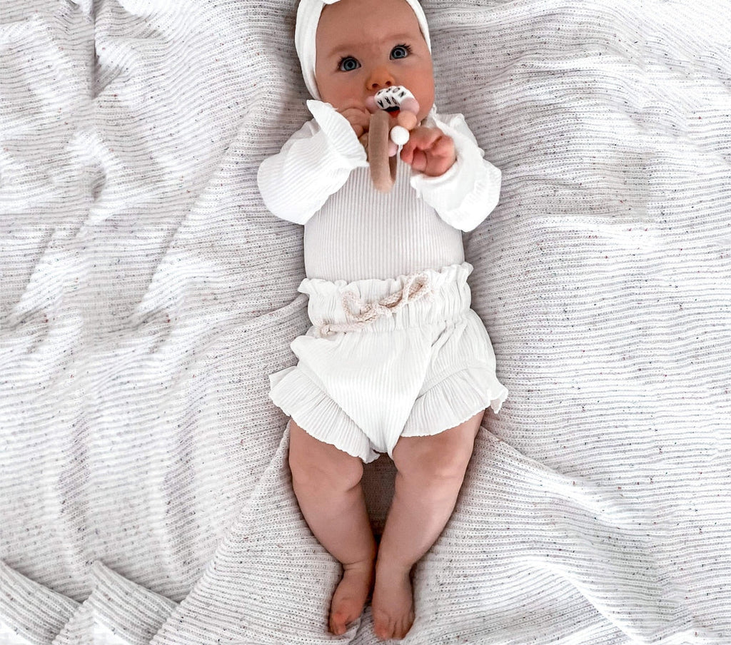 Ruffle Romper Shorts Set