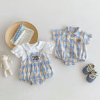 Sibling Bear Bodysuit Romper Outfit