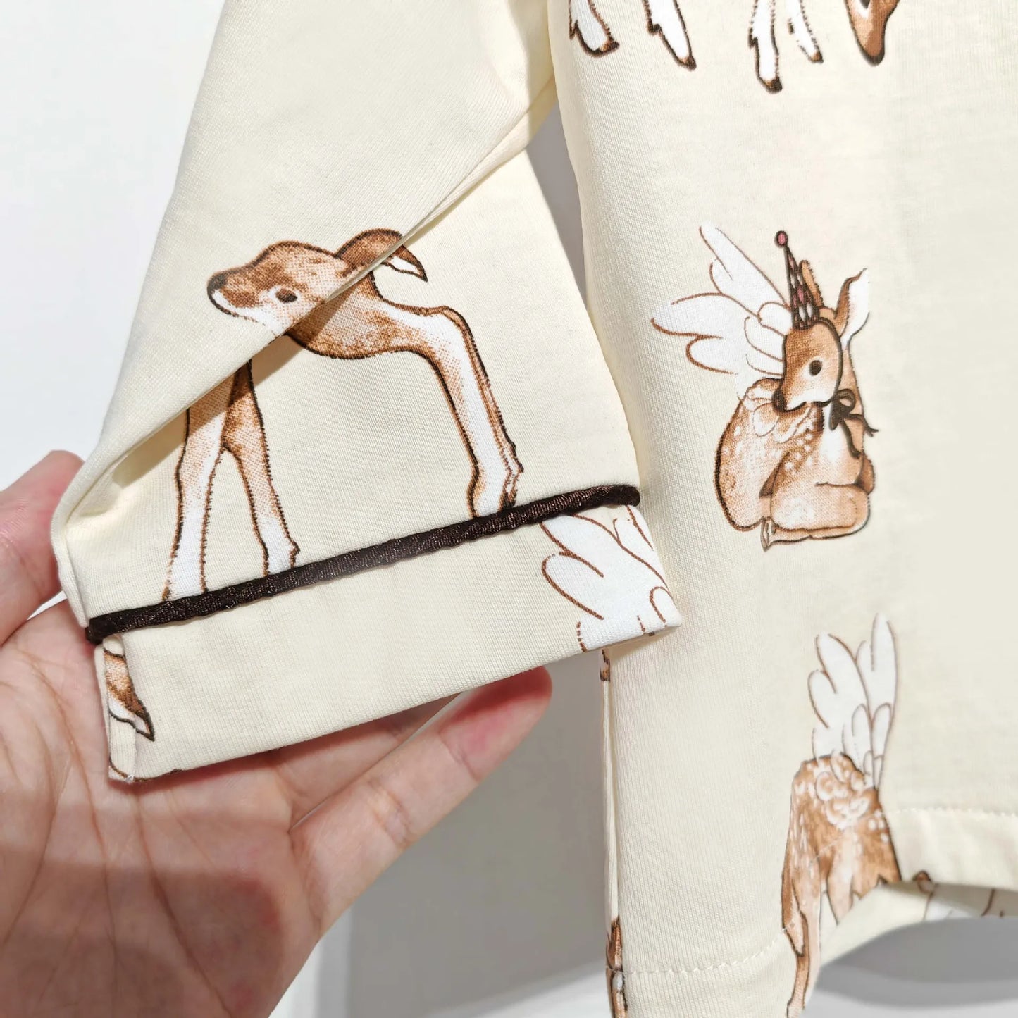 Toddler Kid Baby Boy Girl 2Pcs Clothes Set 100% Cotton Autumn Winter Pajamas Set Animals Print