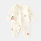 Newborn Printed Casual Jumpsuit Romper