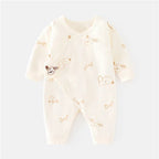 Newborn Printed Casual Jumpsuit Romper