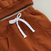Load image into Gallery viewer, Baby Toddler Boys Girls 2Pcs Fall Outfits Pumpkin Face Print Top Long Pants Halloween Clothes Set
