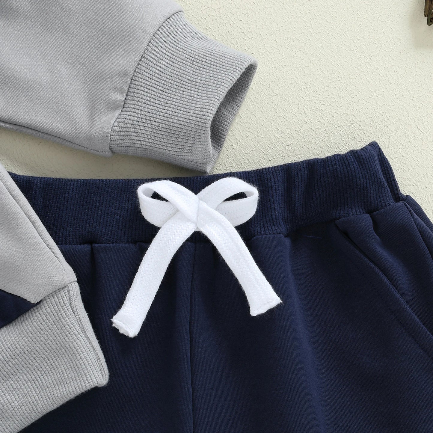 Baby Toddler Boys 2Pcs Fall Outfit Shark Pattern Long Sleeve Hoodie Elastic Waist Pants Jogger Set