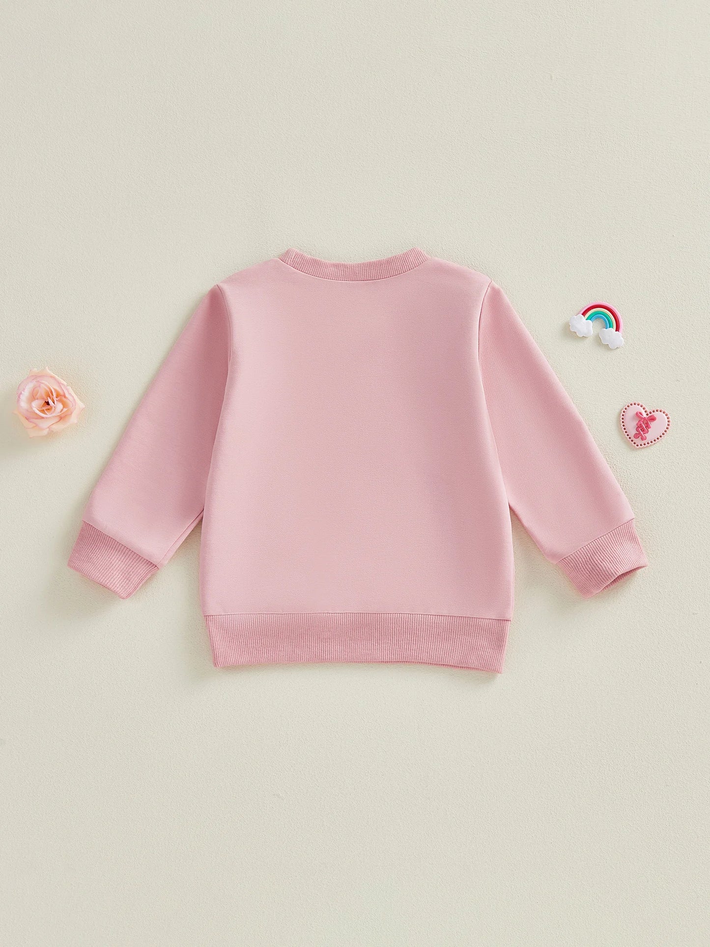 Baby Toddler Girls Boys Spring Fall Casual Loose Fit Stylish Solid Color Crew Neck Long Sleeve Pullover Top