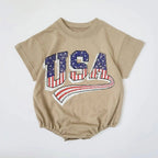 Grunge Style USA Bodysuit Romper