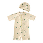 Boys Printed Zip Up Swimsuit