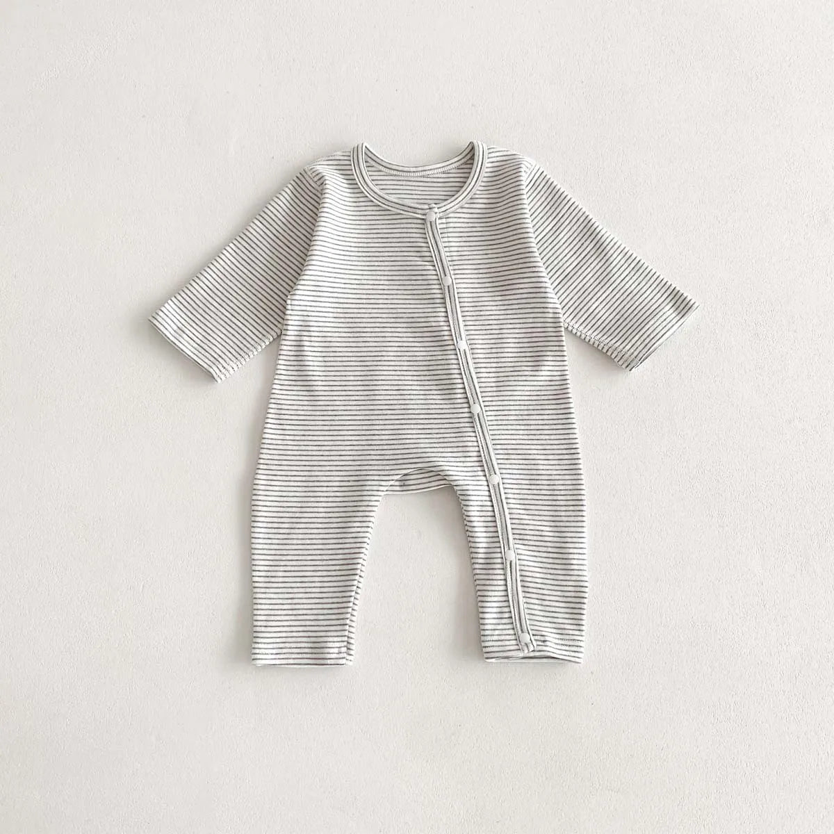 Striped Cotton Baby Romper