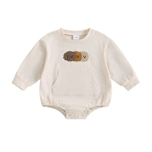 Load image into Gallery viewer, Baby Toddler Boys Girls Bodysuit Long Sleeve Cartoon Print Sweatshirt Jumpsuit Romper
