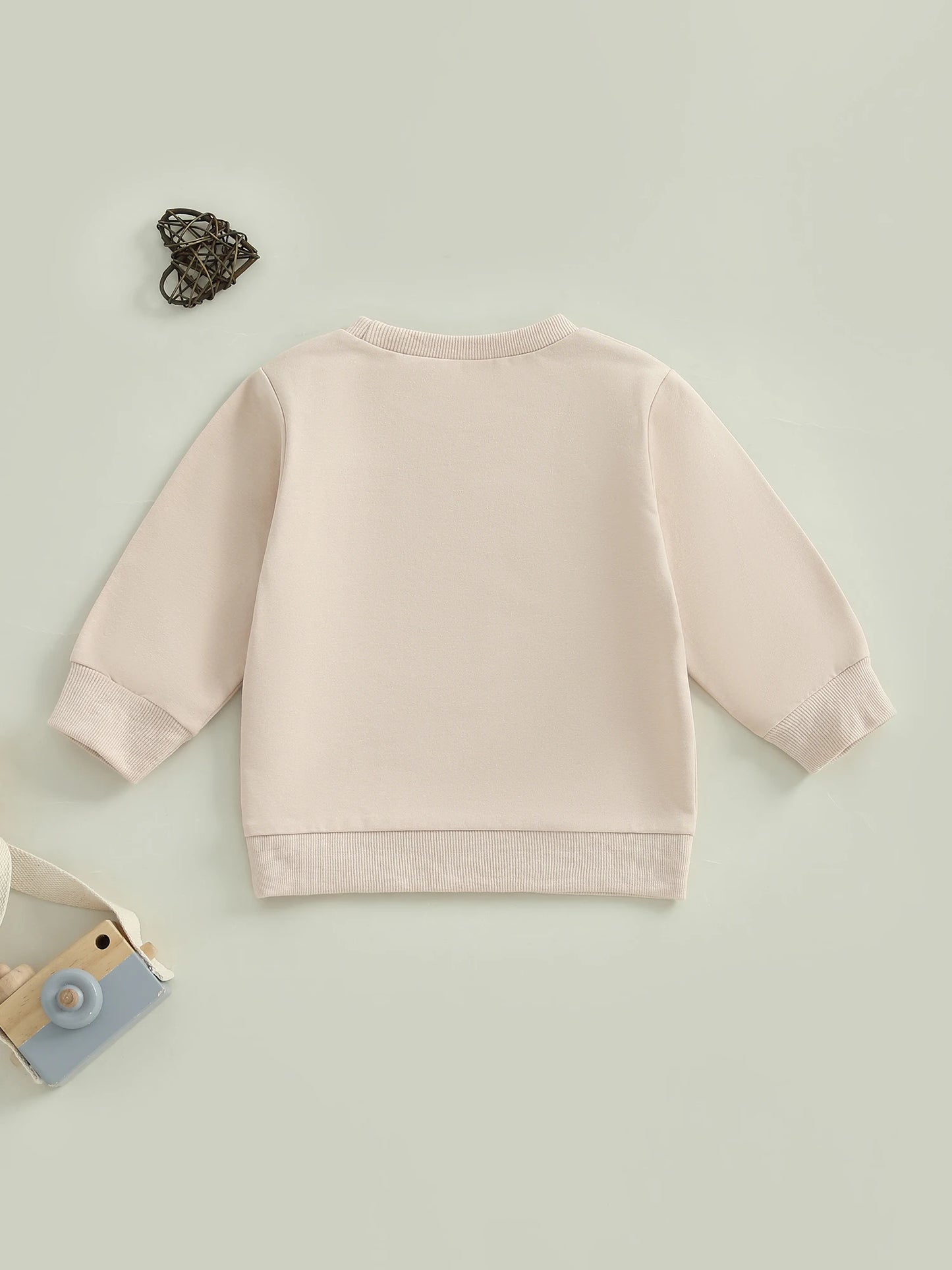 Baby Toddler Girls Boys Halloween Ghost Pumpkin Print Stylish Loose Fit Casual O-Neck Long Sleeve Pullover Top