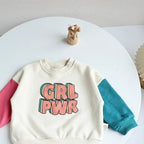 GIRL POWER Patchwork Sweater Bodysuit Romper