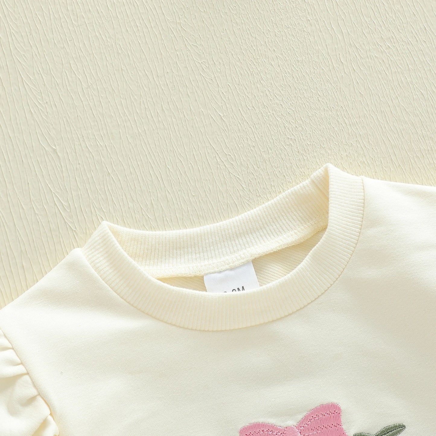 Baby Girl Autumn Casual Romper God Is Good Long Sleeve O Neck Letter Embroidery Bubble Romper