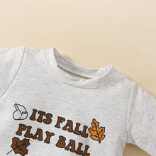Load image into Gallery viewer, Baby Boy Girl Football Season Clothing Long Sleeve Letter Printed Jumpsuit Romper
