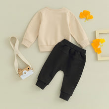 Load image into Gallery viewer, Baby Toddler Girls Boys 2Pcs Casual Fall Outfit Little Love Print Long Sleeve Crew Neck Top Pants
