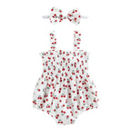 Muslin Romper and Headband Set