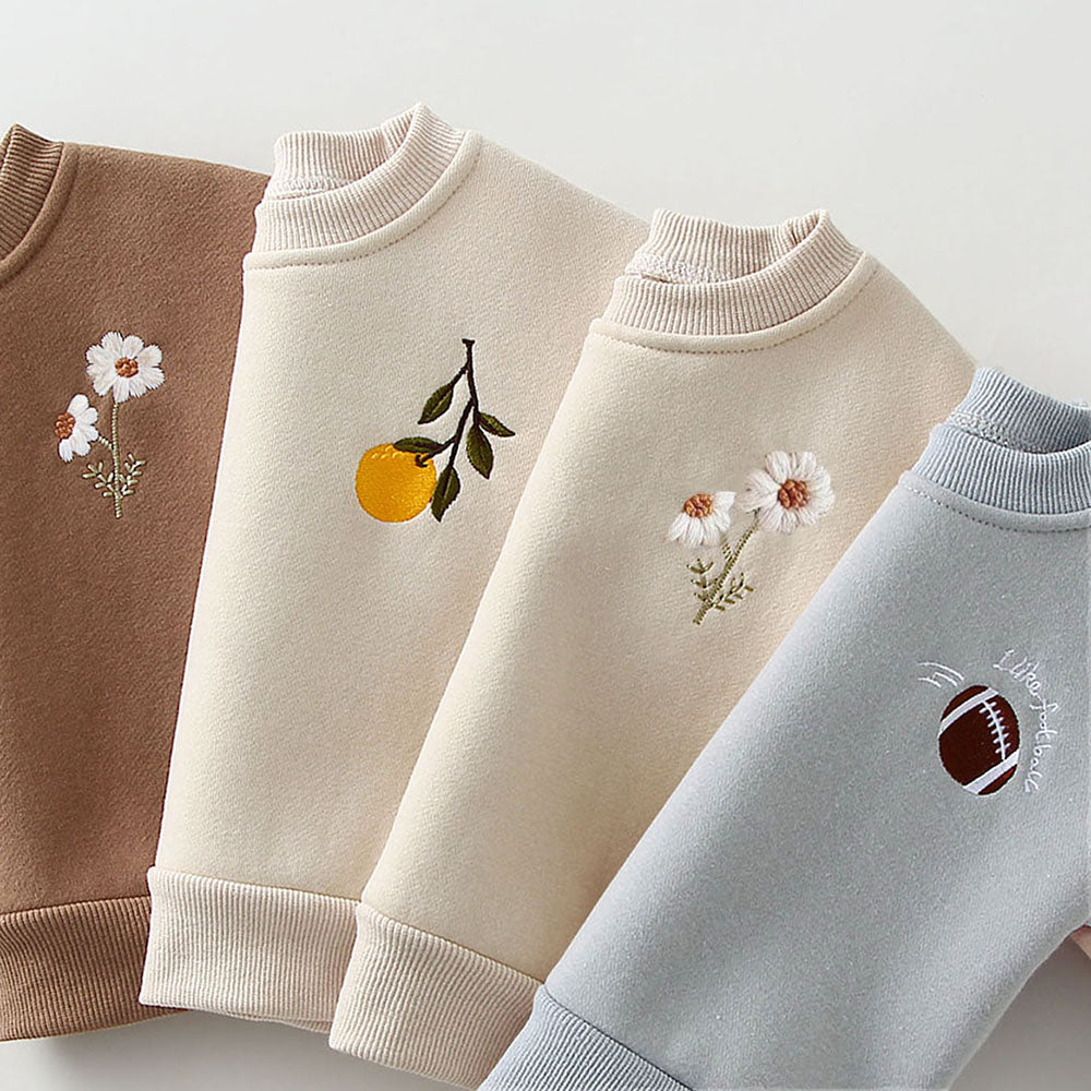 Embroidered Patch Jogger Set