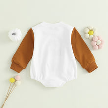 Load image into Gallery viewer, Baby Toddler Boy Girl Halloween Jumpsuit Little Pumpkin Print Round Neck Long Sleeve Romper Bodysuit
