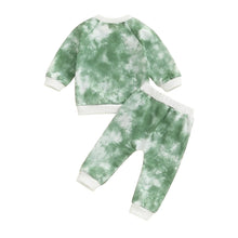 Load image into Gallery viewer, Baby Toddler Boys Girls 2Pcs Fall Outfit Tie-Dye Print Long Sleeve Top and Long Pants Set
