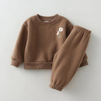 Embroidered Patch Jogger Set