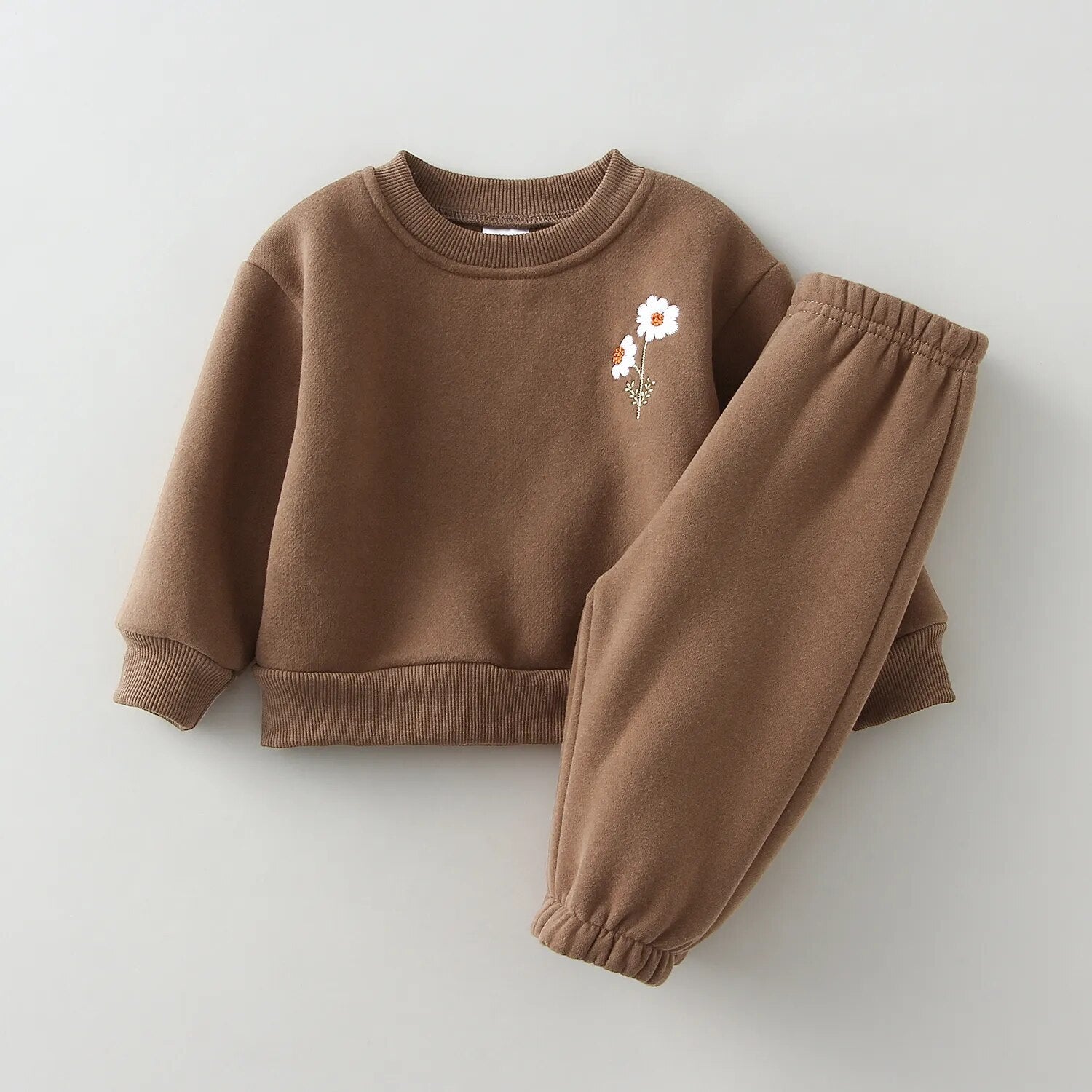 Embroidered Patch Jogger Set