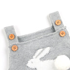 Puffy Rabbit knitted Bodysuit Romper