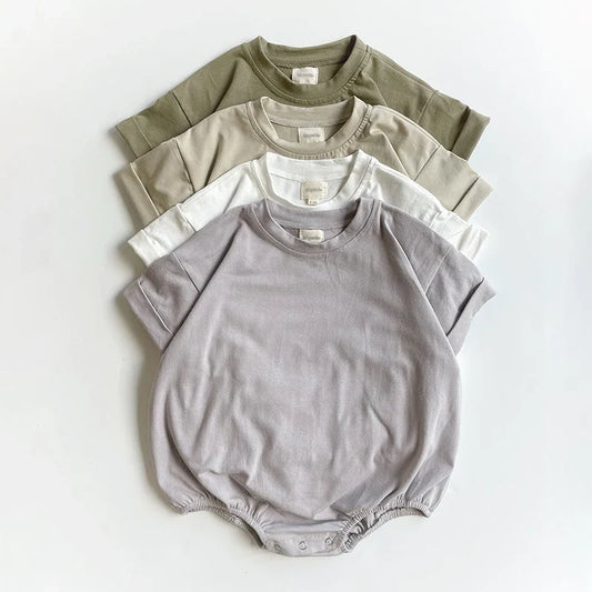 Short Sleeve T-shirt Bodysuit Romper
