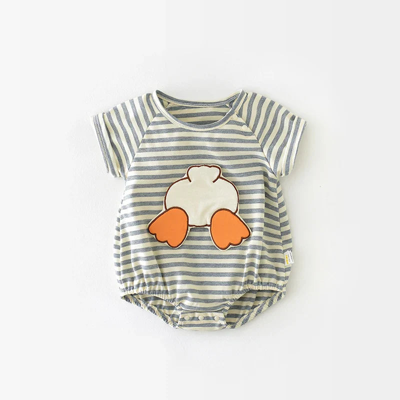 Duckie Short Sleeve Bodysuit Romper