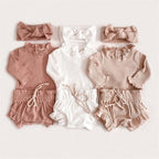 Ruffle Romper Shorts Set
