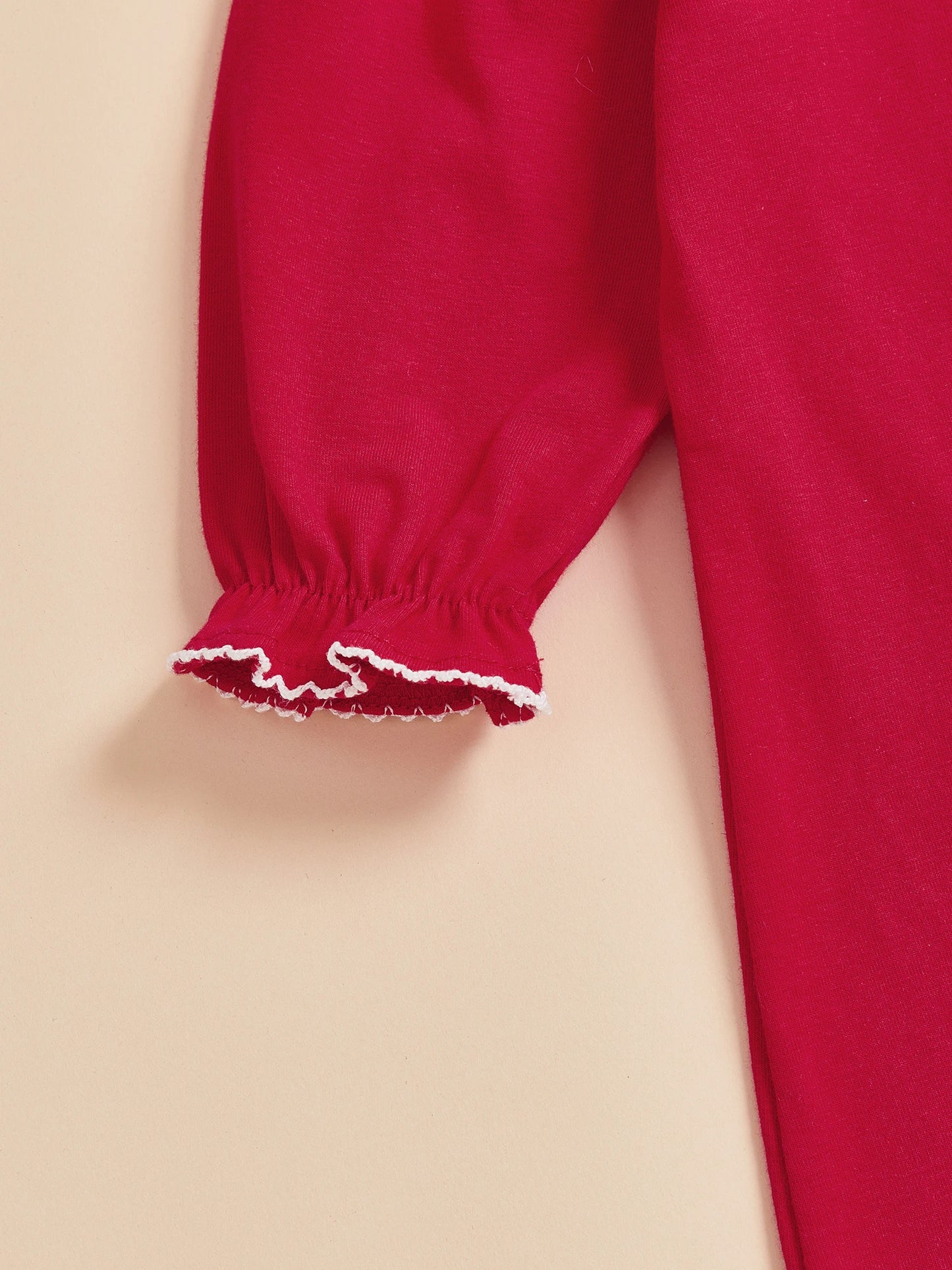 Baby Girls Jumpsuit Long Sleeve Doll Collar Frills Fall Casual Romper Clothes for Daily