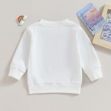Load image into Gallery viewer, Baby Toddler Kids Girl Long Sleeve Round Neck Rainbow Letter Big Sis Sister Print Loose Pullovers Fall Tops

