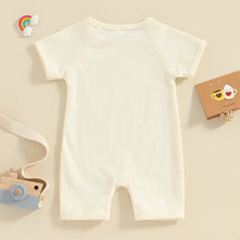 Load image into Gallery viewer, Baby Girls Boys Waffle Romper Solid Color Short Sleeve Jumpsuits Casual Clothes Bodysuits
