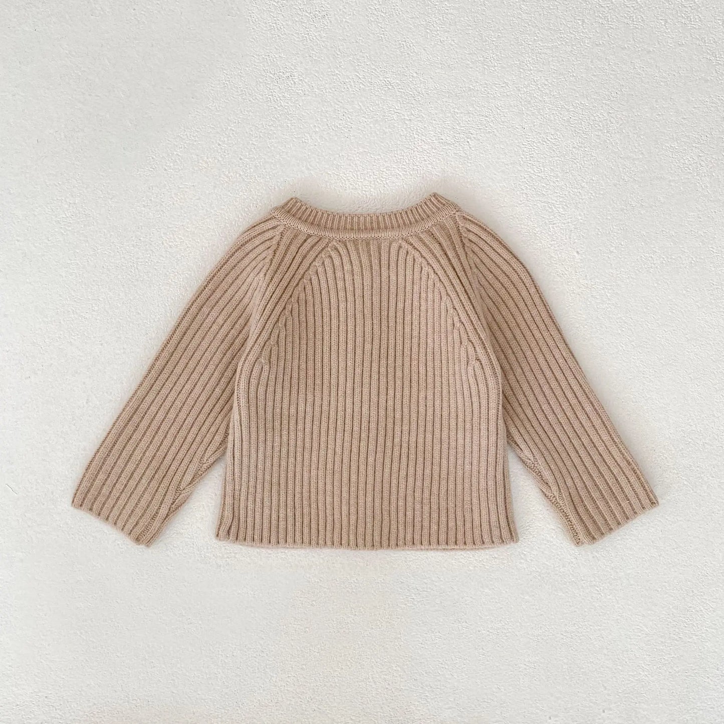 Baby Toddler Boy Girl Sweater Cardigan Knit Winter Clothes Thick Warm Knitwear Long Sleeve Top