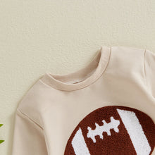 Load image into Gallery viewer, Baby Boy Girl Bodysuit Football Embroidered Long Sleeve Fall Jumpsuit Romper
