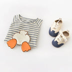 Duckie Short Sleeve Bodysuit Romper