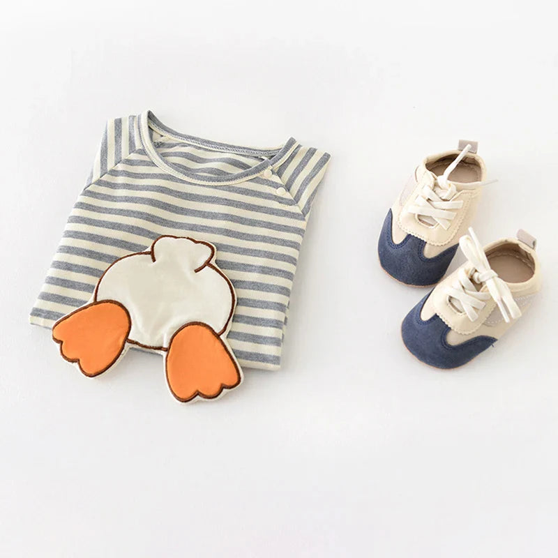 Duckie Short Sleeve Bodysuit Romper