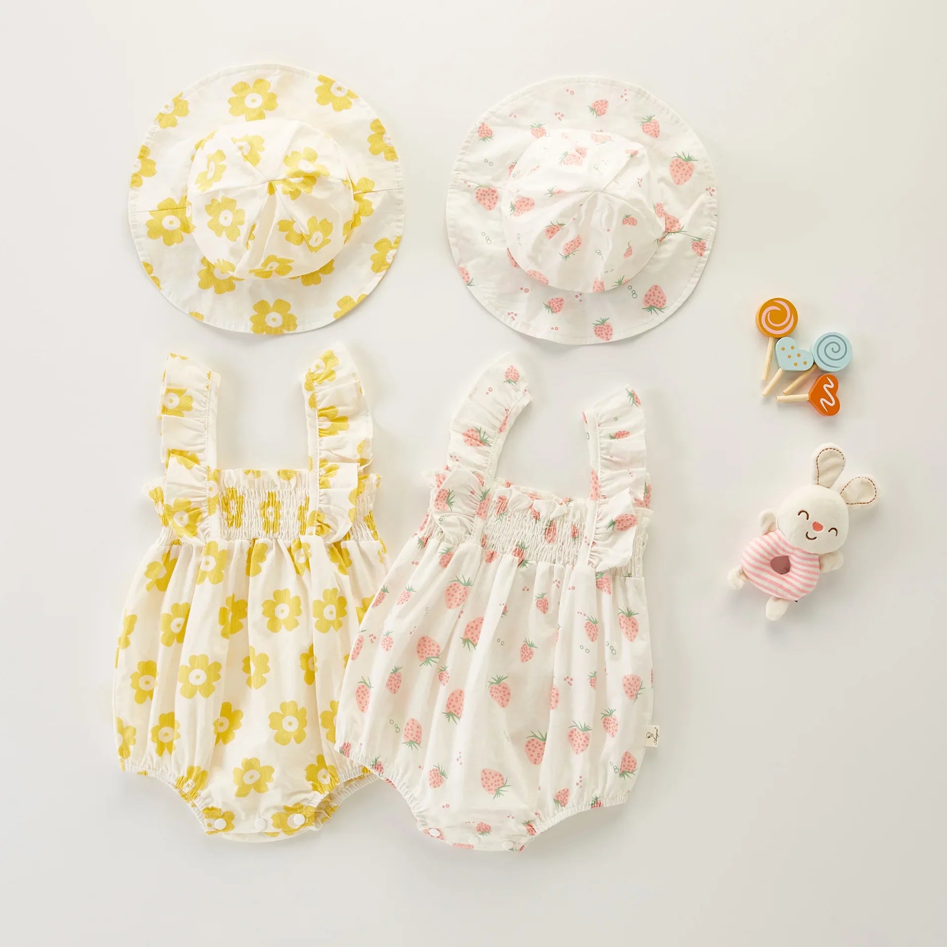 Beach Day Ruffle Romper