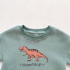 Cozy Dinosaur Jumpsuit Romper