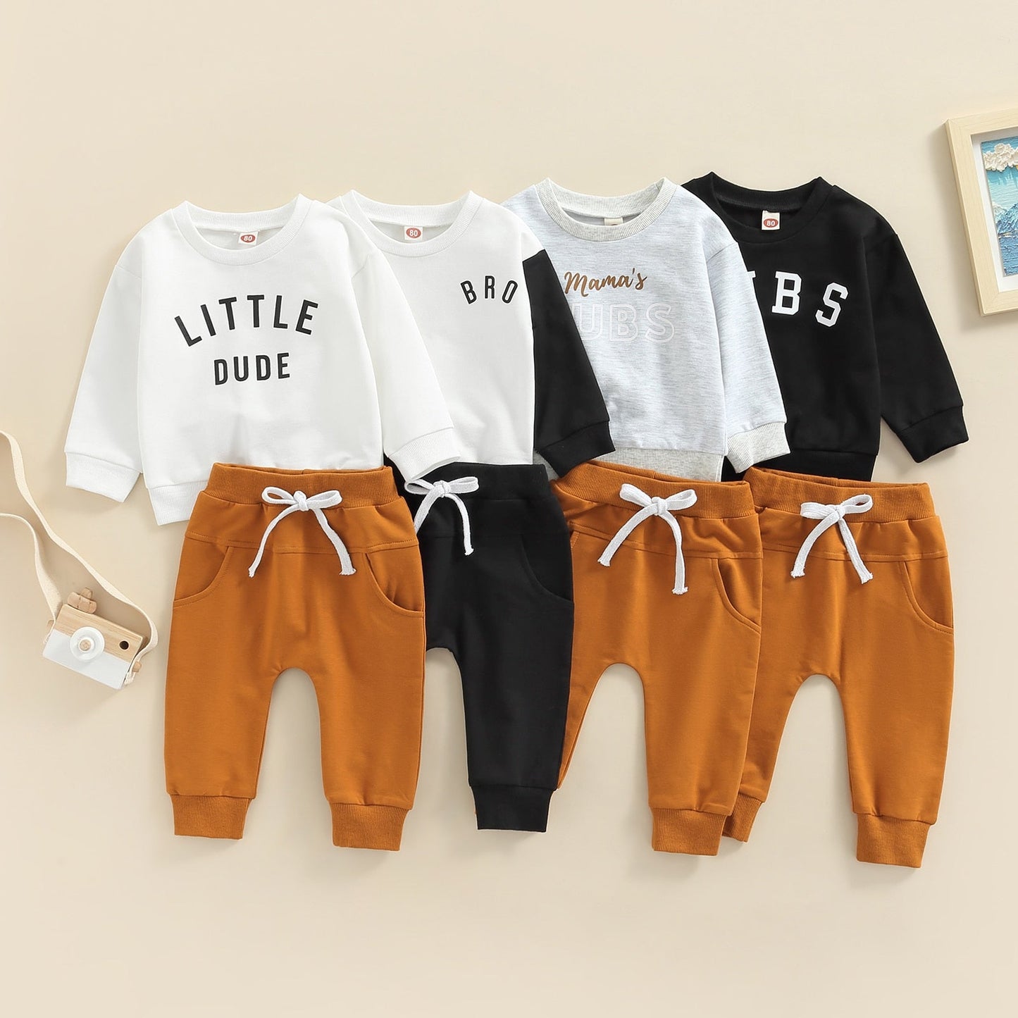 Boys Letter Casual Set