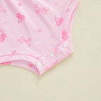 Baby Girls 2Pcs Elastic Waist Romper Floral Flowers / Bow / Strawberry Short Sleeve Bodysuit with Headband Clothes Set Outfit Spring Summer