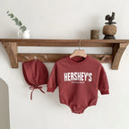 Hershey Print Cotton Bodysuit Romper