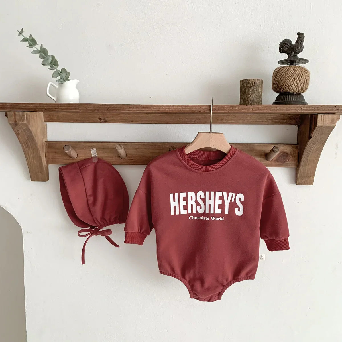 Hershey Print Cotton Bodysuit Romper