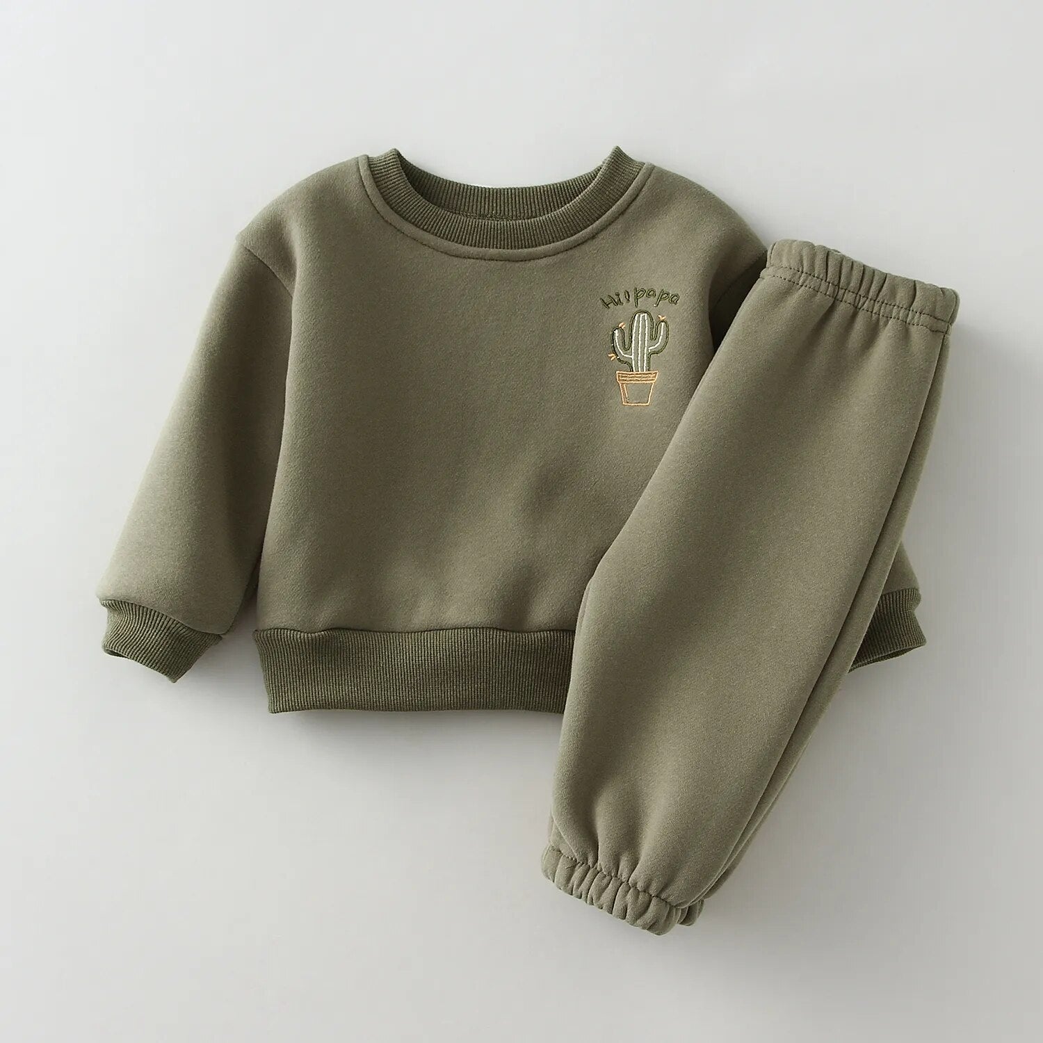 Embroidered Patch Jogger Set