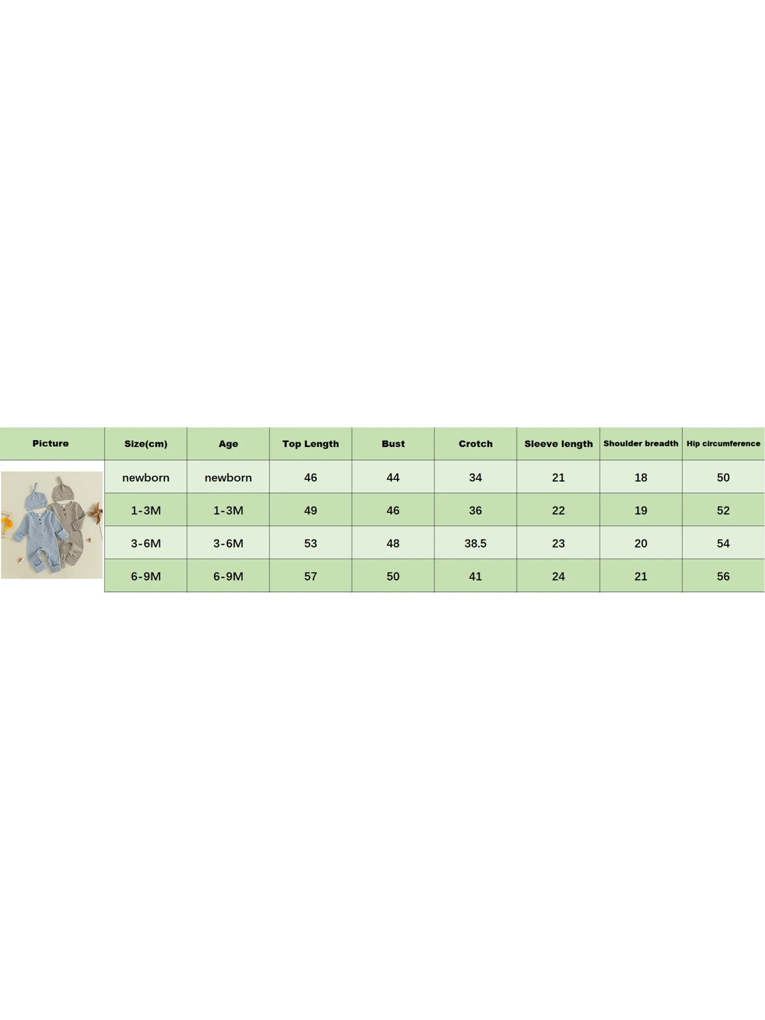 Baby Boys 2Pcs Fall Clothes Romper Stripe Print Long Sleeve Round Neck Full Length Jumpsuit with Hat Set