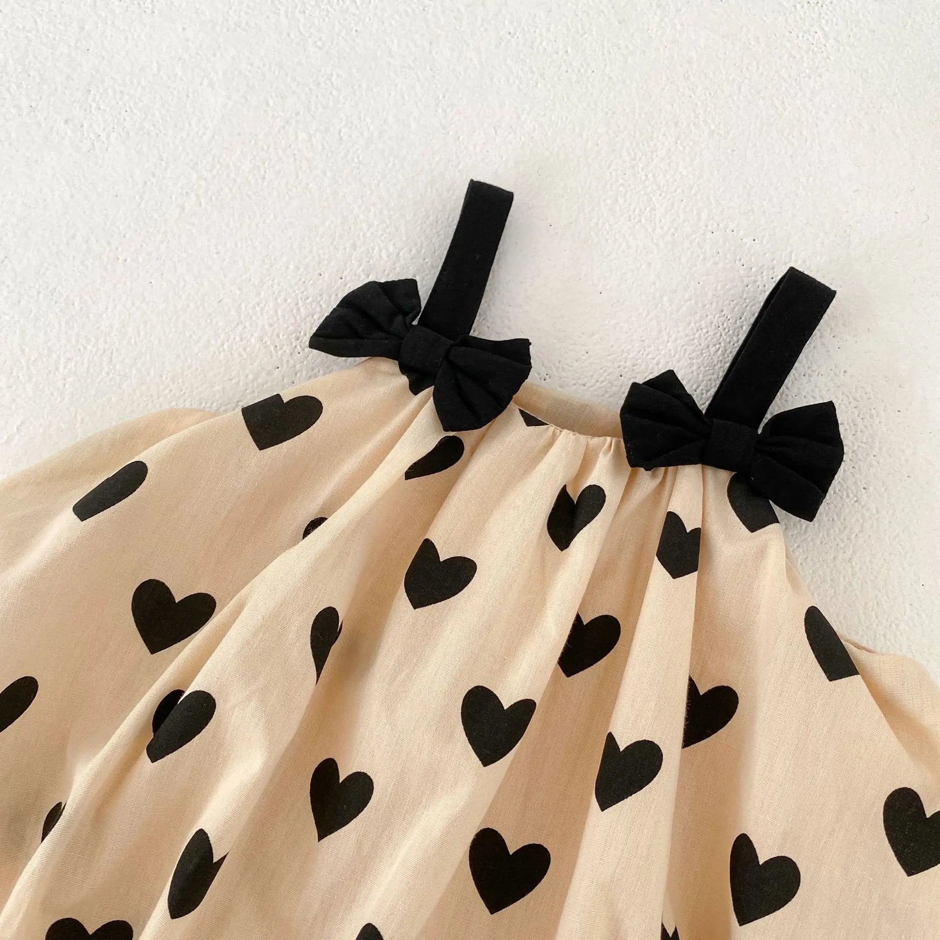 Double Layered Heart Print Tank and Shorts Set