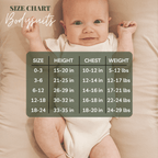 Milk Belly Organic Cotton Baby Bodysuit Short Sleeve