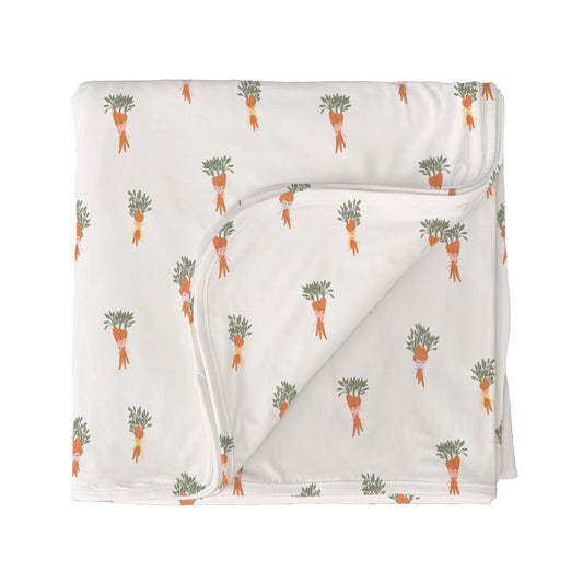 Cuddly Carrots Bamboo 3-Layer Blanket
