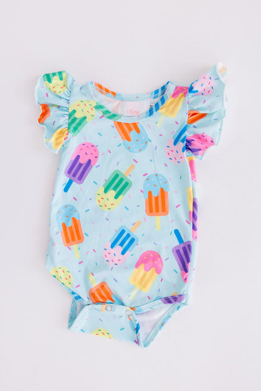 Sweet Treat S/S Flutter Bodysuit Romper