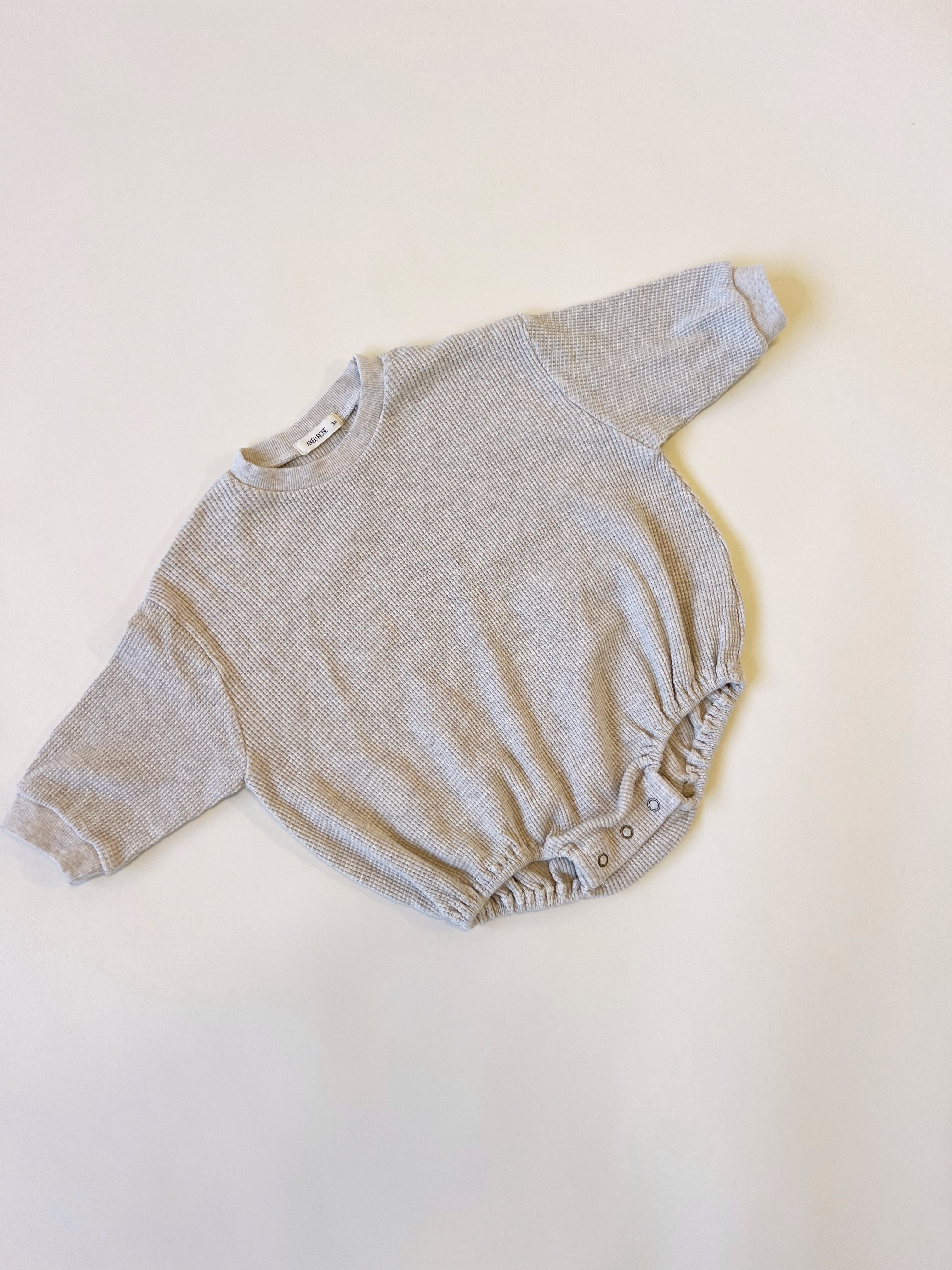 Waffle Bubble Onesie Romper