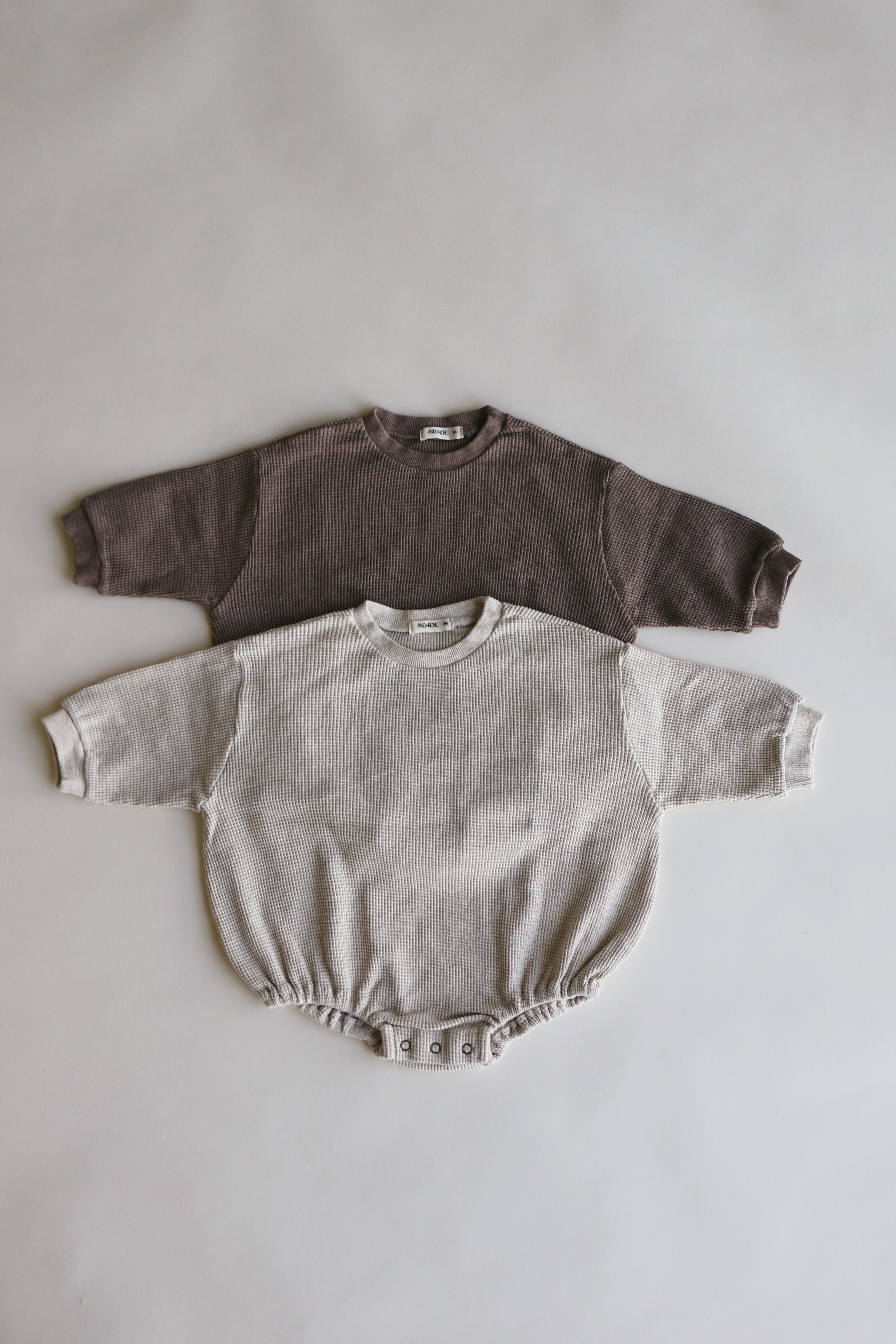 Waffle Bubble Onesie Romper